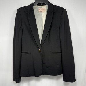 Work Office Philosophy Republic Clothing Black Rayon Blend Blazer Size M Medium